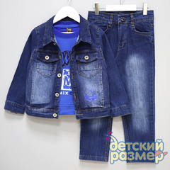 Поштучно | Костюм джинсовый (3 пред)