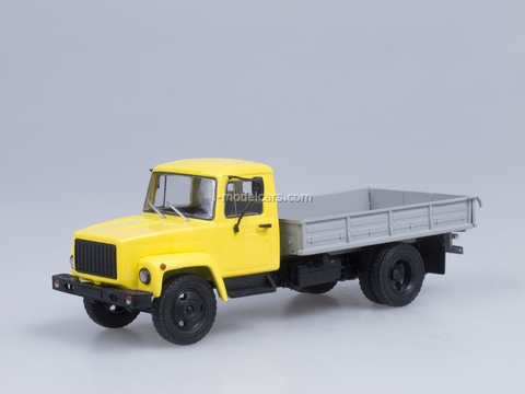 GAZ-33073 Taxi board truck engine ZMZ-513 yellow 1:43 AutoHistory