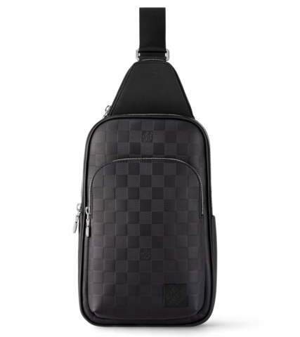 Сумка-слинг Louis Vuitton Avenue NM кожа Damier Infini