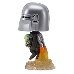 Фигурка Funko POP! Bobble Star Wars Mandalorian Mandalorian with The Child 50959