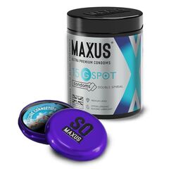 Гладкие презервативы Maxus G spot с двойной спиралью - 15 шт. - 
