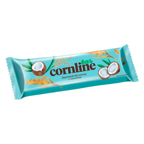 Зерновой батончик с кокосом 'Cornline', 30г