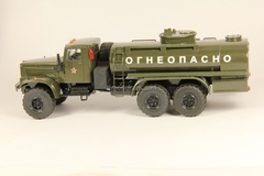 KRAZ-255 fuel tanker khaki Agat Mossar Tantal 1:43