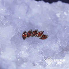 5K Marquise Curv Mini Garnet CZ