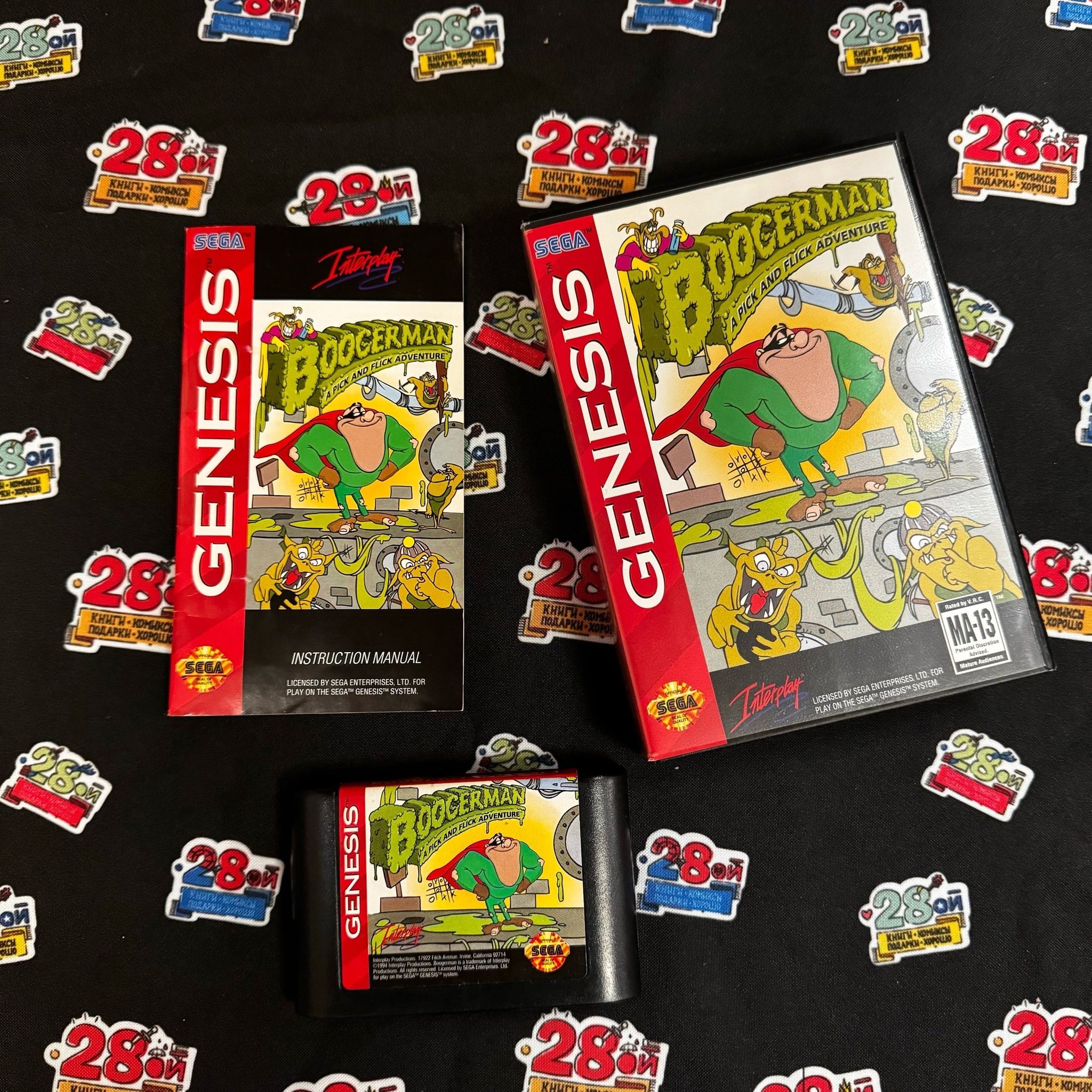 Игра Boogerman: A Pick and Flick Adventure (Sega Genesis) (Б/У) – купить по  выгодной цене | Интернет-магазин комиксов 28oi.ru