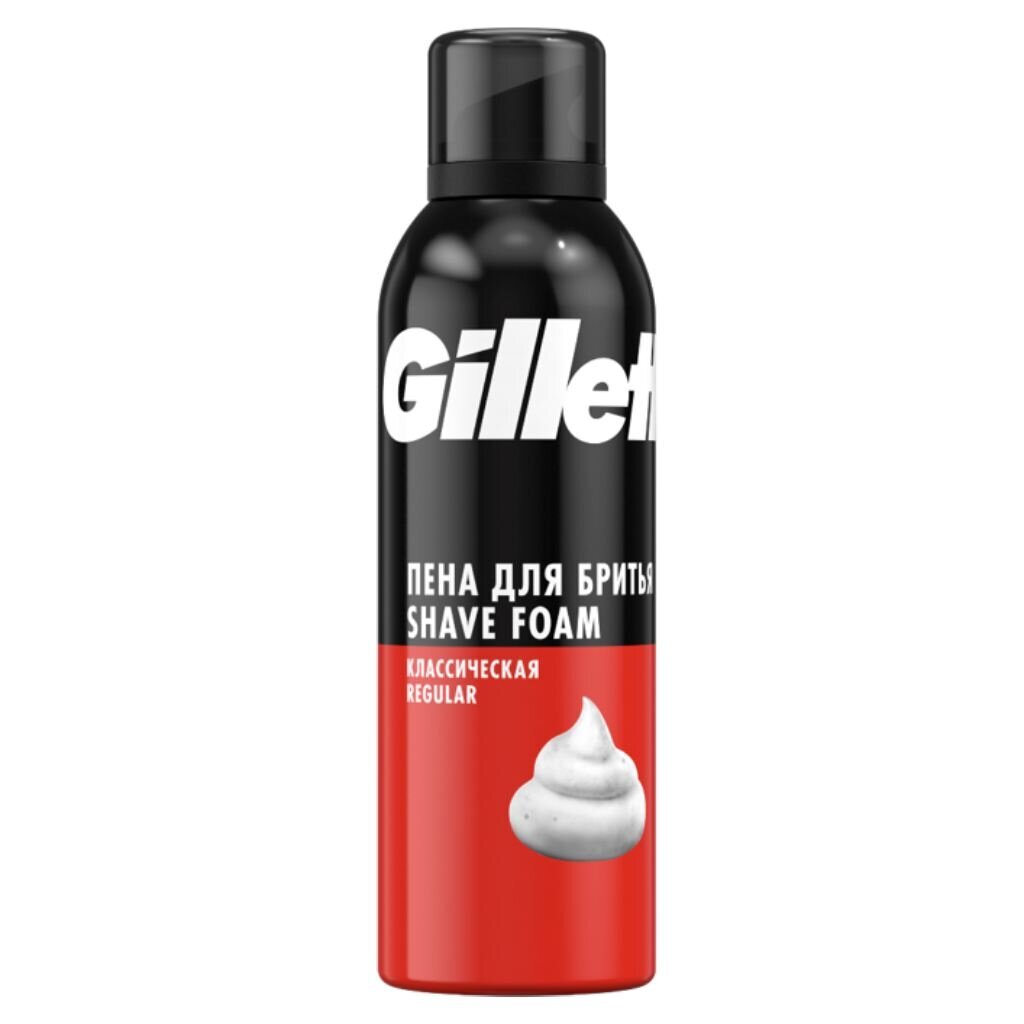 Пена для бритья Gillette классическая (регуляр) 300 мл
