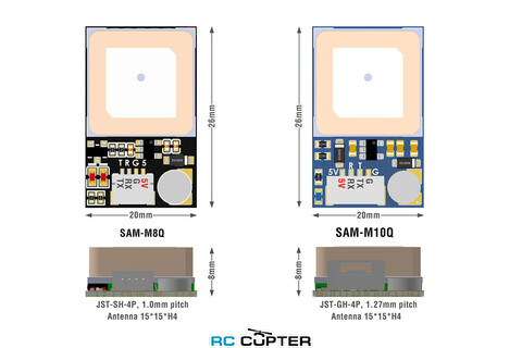 GPS модуль Matek SAM-M10Q GNSS, без компаса
