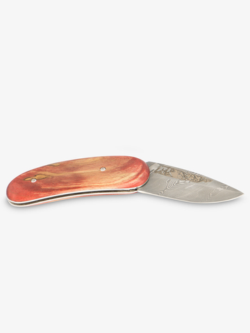 Нож «Северный» (Дамасская сталь, стабилизированная карельская береза)