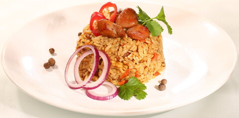 Плов с кроликом