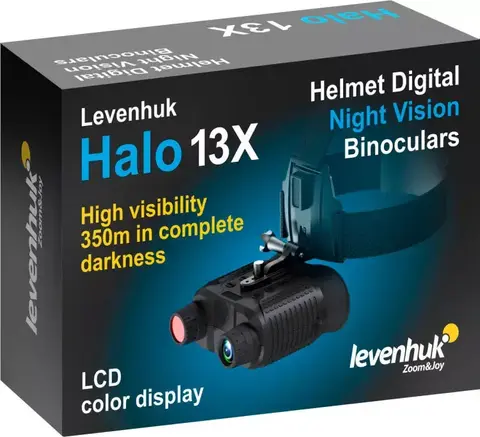 Бинокль цифровой ночного видения Levenhuk Halo 13X Helmet, с креплением на голову
