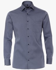 Сорочка мужская Casamoda Comfort Fit 006880-100 серо-голубая из твила