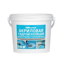 Акриловая мастика для гидроизоляции Bitumast /7кг/