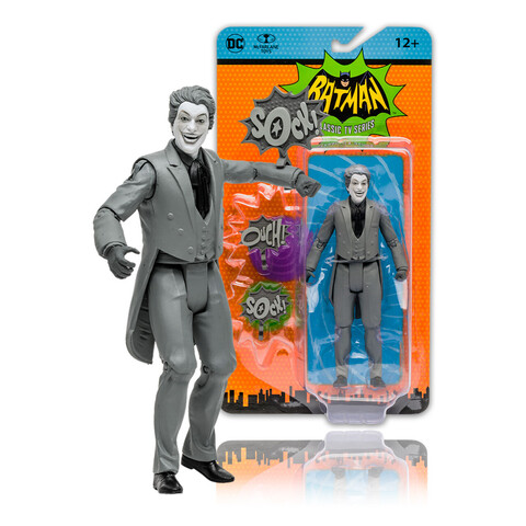 Фигурка McFarlane Toys DC: The Joker in Black & White TV Variant (DC Retro: Batman 66)