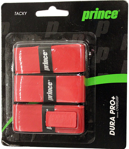 Намотки теннисные Prince Dura Pro+ 3P - red