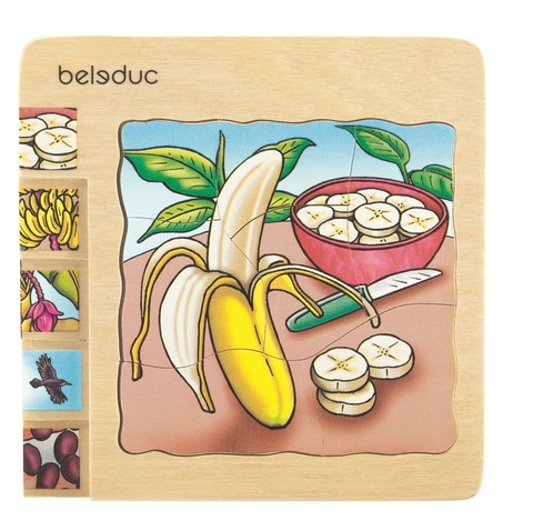 Развивающий Пазл "Банан" ((Цвет: нет, Разм.:145 x 145 x 18 mm))