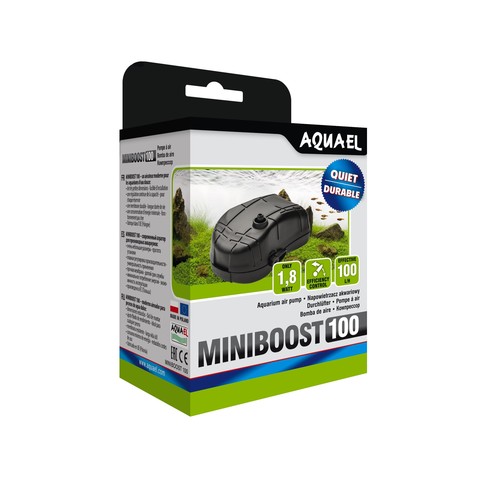 AQUAEL Компрессор MINIBOOST 100 plus (до 100л) 100л/ч, Потр.мощн.-1.8Вт