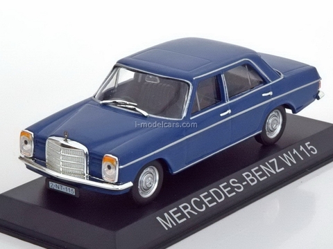 Mercedes 220-8 W115 blue 1:43 DeAgostini Masini de legenda #56