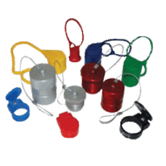 Заглушка БРС 1/2" VD для розетки красная