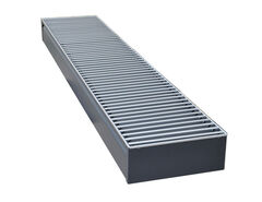 Конвектор КЗТО Бриз В 220V 260×120×2000 Конц прав (10 Al 12 втулки черные)