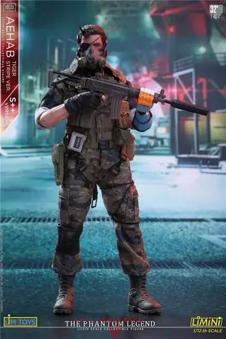 Фигурка Солид Снейк Ahab Tiger Stripe масштаб 1/12 Metal Gear