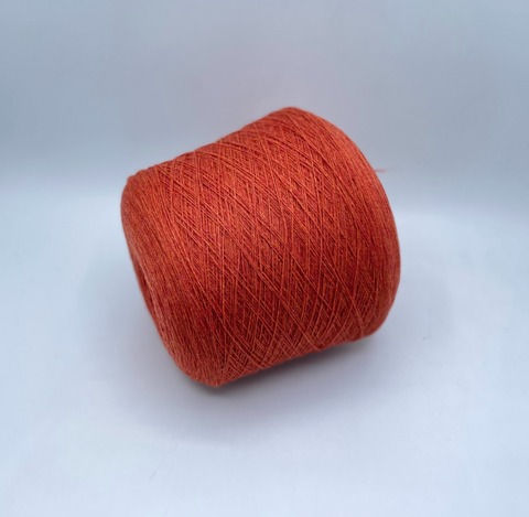 Бобинная пряжа (пр.Италия),art-Lambswool 2/17 850м/100гр, 100% Ягненок, цвет-Тыквенный меланж(248/775). арт-33065