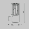Настенный светильник Maytoni Barrel O453WL-01GF