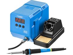 ЗУБР ПСН-60, 60 Вт, 50 - 480°C, керамический нагреватель, низкотемпературная паяльная станция цифровая, Профессионал (55336)