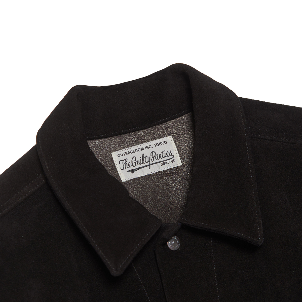 suede black shirt