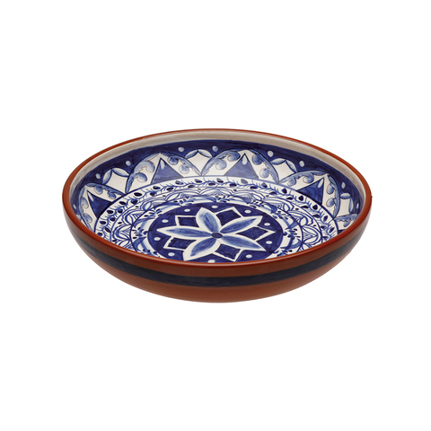 Чаша 29.2см Casafina By Costa Nova Alentejo Terracota blue/white f90-bw(cfl0417)