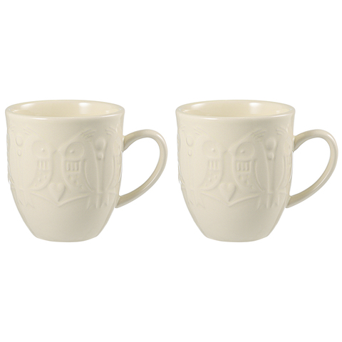 Набор кружек 500мл Liberty Jones Birds of Paradise кремовый