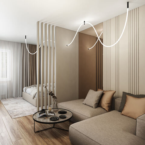 Гибкий неон Elektrostandard Full light 24V 12W 336Led 2835 IP20 круглый дневной белый, 5 м