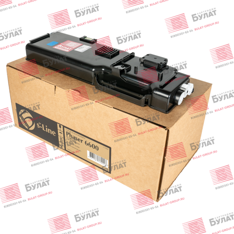 Тонер-картридж БУЛАТ s-Line 106R02233 для Xerox Phaser 6600, WC 6605 (Голубой, 6000 стр.)