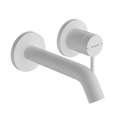 Hansgrohe 73350700 Tecturis S Смеситель для раковины, однорычажный,, настенный, с изливом 16,5 см, мб фото
