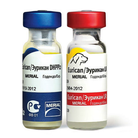 Вакцина Эурикан DHPPI2-LR 2х комп 1фл - 1доза+растворитель