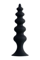 Черная анальная ёлочка Indi - 11,5 см. - 