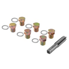 Thorvik ODPRK1315 Набор для восстановления резьбы сливного отверстия поддона M13х1.5, 7 предметов 53211