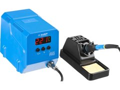 ЗУБР ПСН-60, 60 Вт, 50 - 480°C, керамический нагреватель, низкотемпературная паяльная станция цифровая, Профессионал (55336)