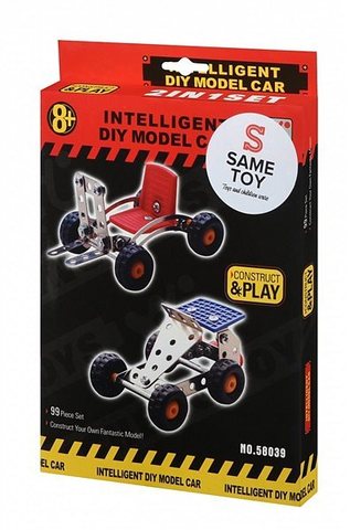 Конструктор металлический Same Toy Inteligent DIY Model Car 2 модели 58039Ut