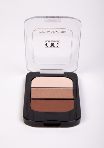 OG-Y6604 Тени для век трёхцветные тон 02 персик-кофе с молоком-шоколад,TRIO EYESHADOWS NUDE