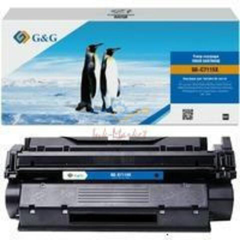 Тонер-картридж GG 15X GG-C7115X для HP LJ 1200/1220/3300/3380 (3 500 стр.)