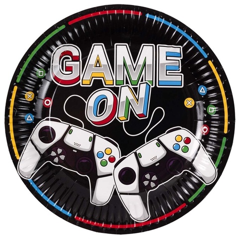 Тарелка, GAME ON, 23 см, 6 шт.