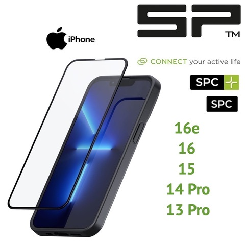 Защитное стекло SP Connect GLASS SCREEN PROTECTOR SPC/SPC+ для iPhone (16e/16/15/14 PRO/13 PRO) арт. 52856