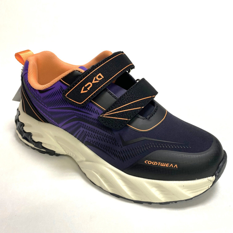 Капика кроссовки софтшелл (черный-фиолетовый) 33-37   731115с-2