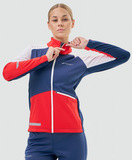 Элитный лыжный костюм Nordski Pro 2.0 White/Red/Blue W женский