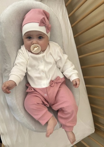 Комбинезон с шапочкой (интерлок)