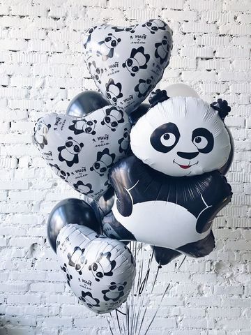 Фонтан из шаров Панда