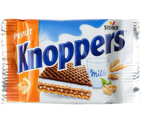 Вафли Шторк 25 гр Кноперс Пинат ( Арахис)