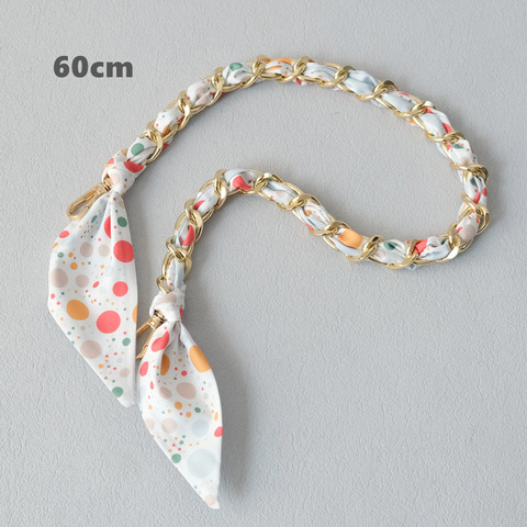 Ручка из цепочки(золото) с платком S-37