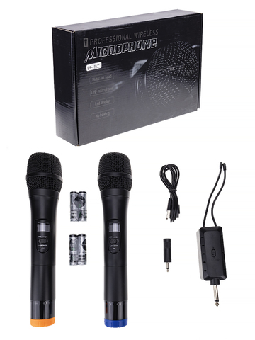 Беспроводной микрофон для караоке (2шт)