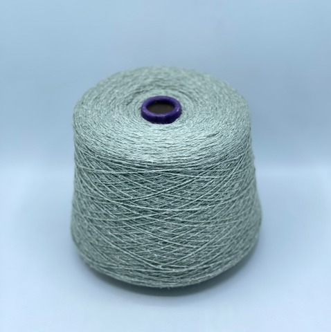 Filati Vinezia, Selene, 2/700 350м. 70% Меринос, 20% Шелк,10% Лен, Приглушенно-салатовый меланж, 37589